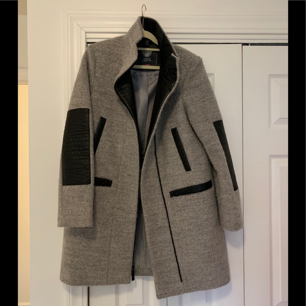 Beautiful Vince Camuto grey wool coat